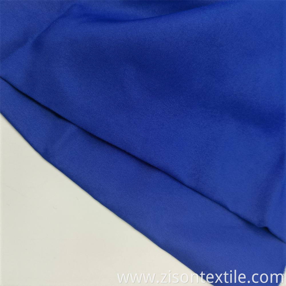 Blue Lightweight Plain Satin